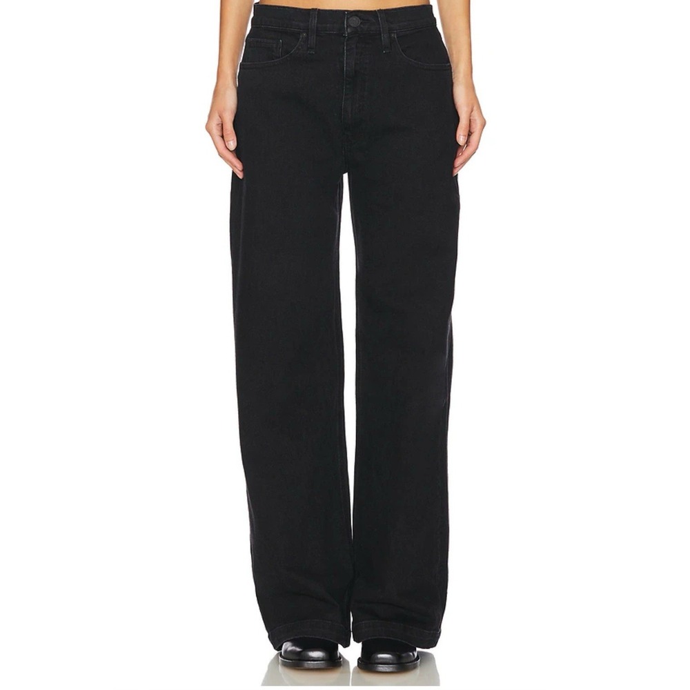Hudson Jodie Wide Leg Full Length Black Women's Jean size‎ 25 NWT